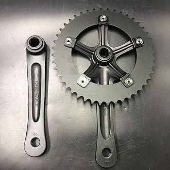 ピスト クランク 165mm 144 BCD ardently bike ピスト用クランク シルバー 165㎜ 144PCD - メルカリ